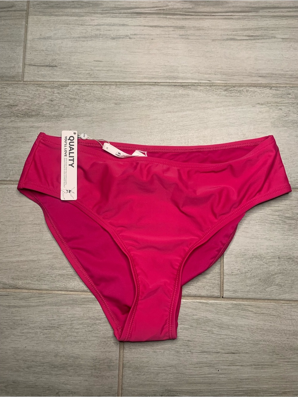 Cupshe Hot Pink Bikini Bottoms